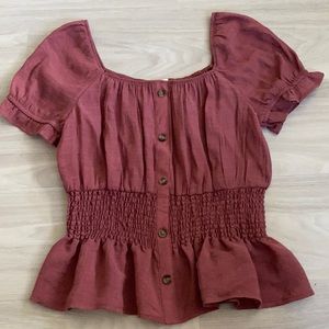 Puff blouse
